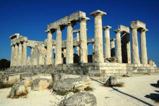 Temple of Afea Aegina Saronic Destinations Tours in Greece Peloponnese Epos Travel Tours
